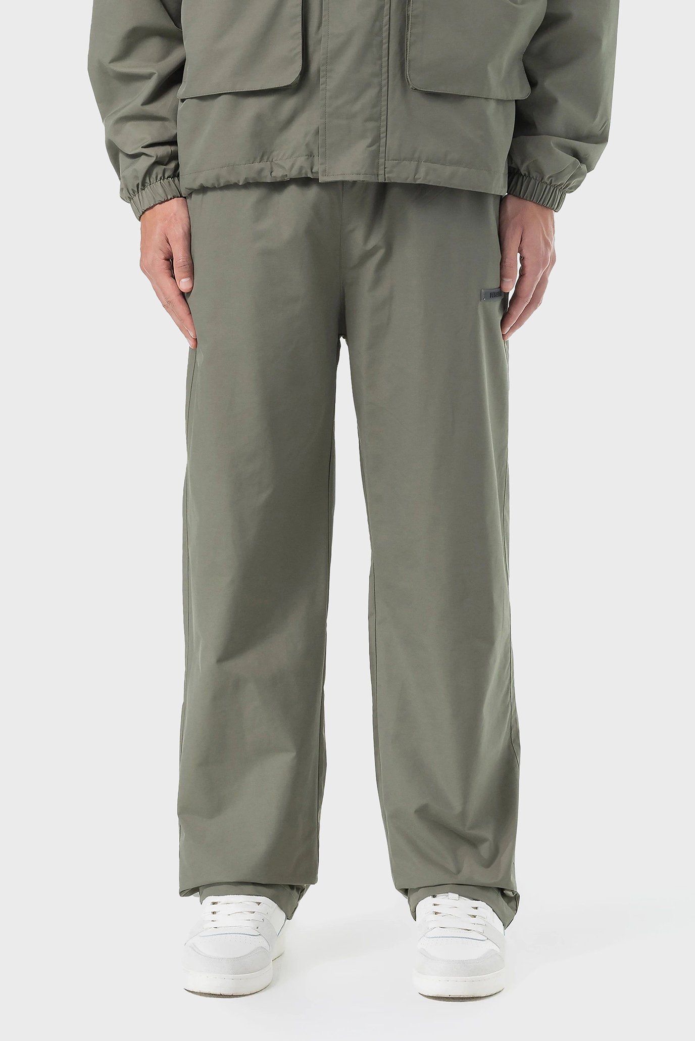 Чоловічі оливкові брюки Pierce Wide Tech Pants 1