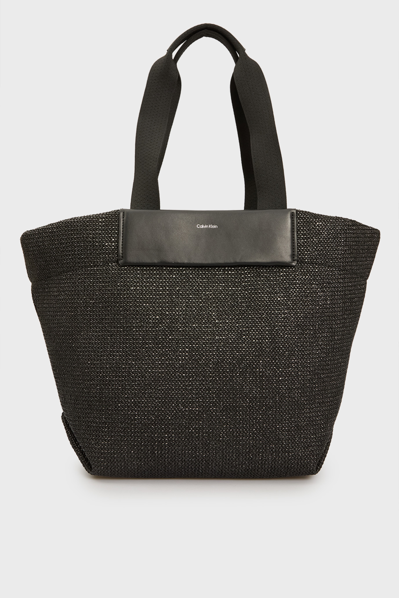 Женская черная сумка CK RAFFIA MEDIUM SHOPPER Черный ONESIZE Calvin Klein K60K613174 Женская черная сумка CK RAFFIA MEDIUM SHOPPER Черный ONESIZE Calvin Klein K60K613174