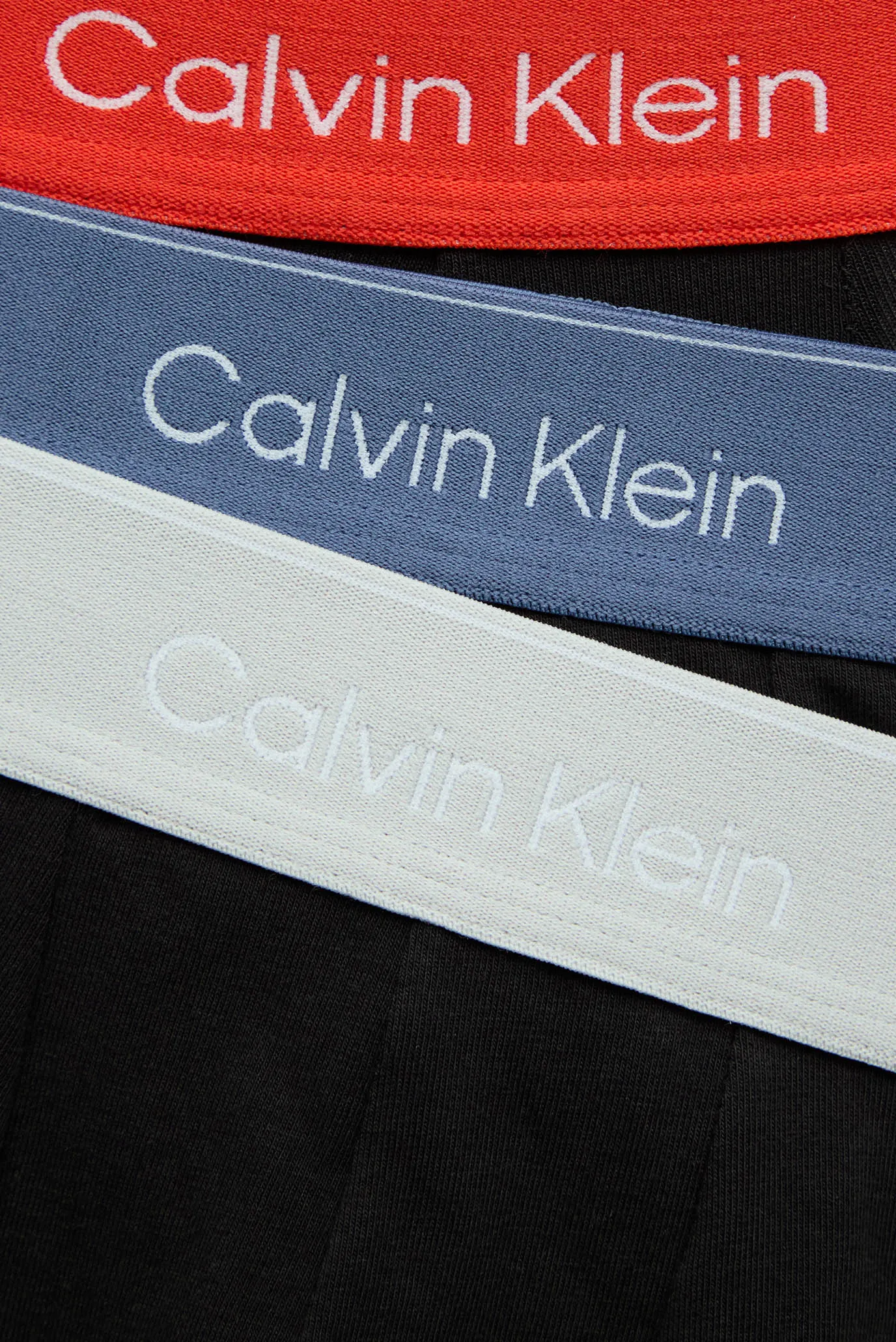 Мужские черные боксеры (3 шт) LOW RISE TRUNK 6