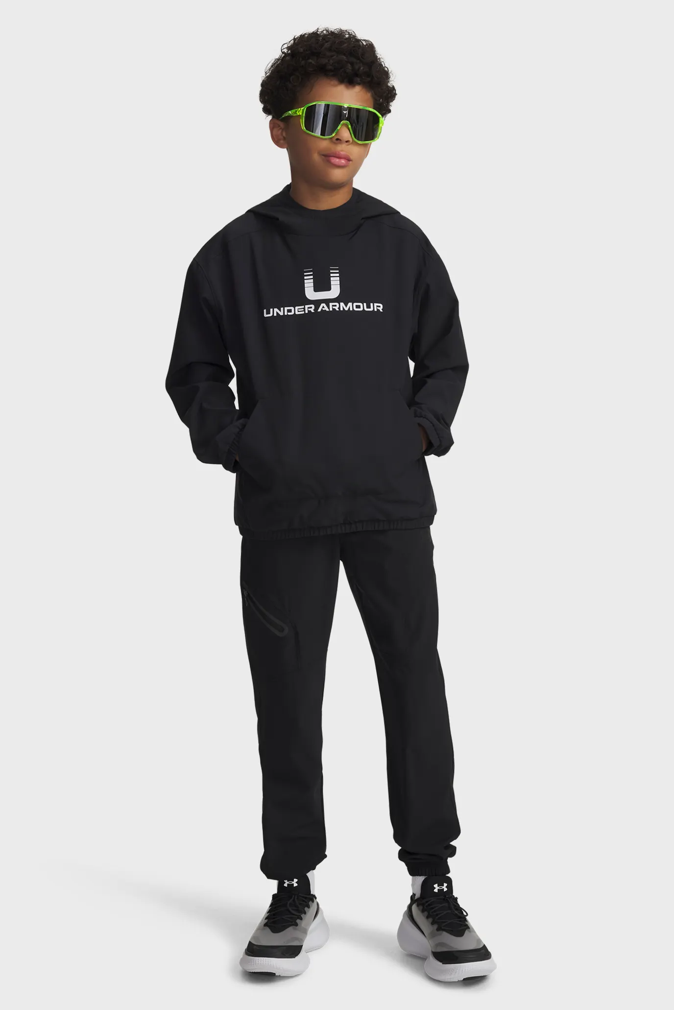 Дитячі чорні спортивні штани UA B Unstoppable Wvn Jgr 2