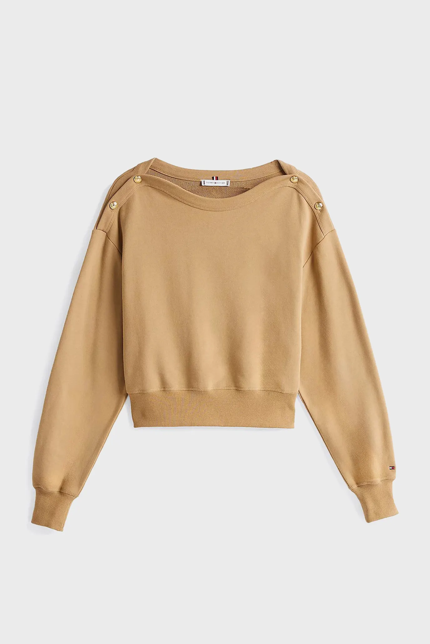 Жіночий бежевий світшот GOLD BTN BOAT-NK 5