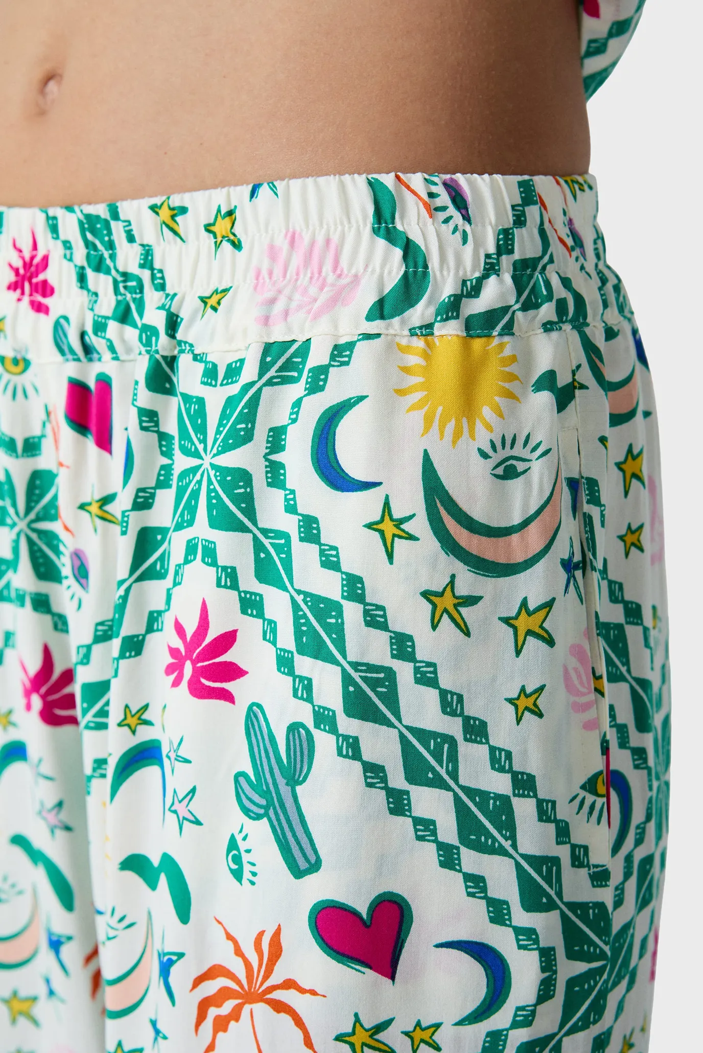 Женские брюки с узором FADELLA 2