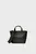 Жіноча чорна сумка LOGOTAPE MINI