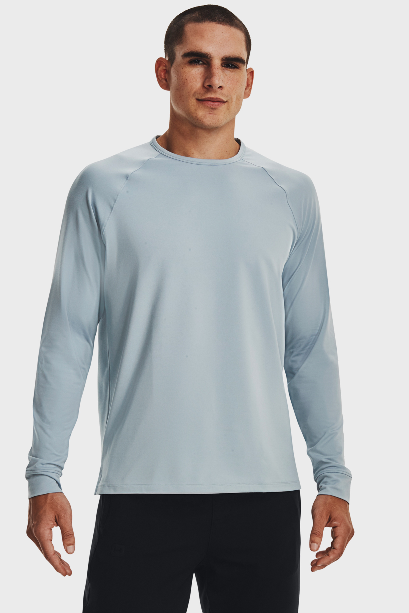 Мужской серый лонгслив UA Meridian Longsleeve 1