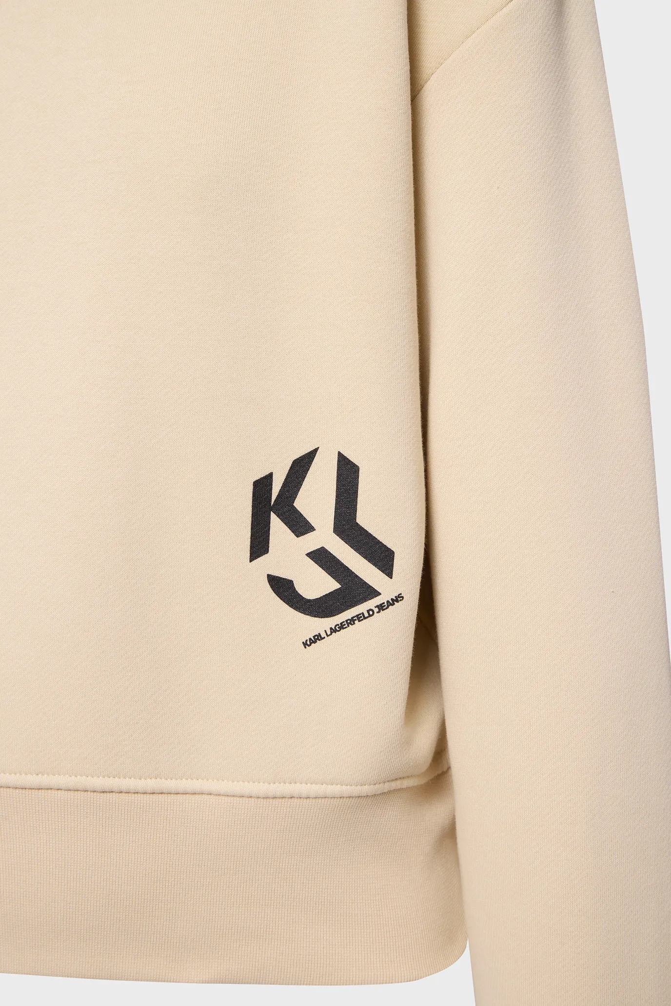 Жіночий бежевий світшот regular logo sweat 3