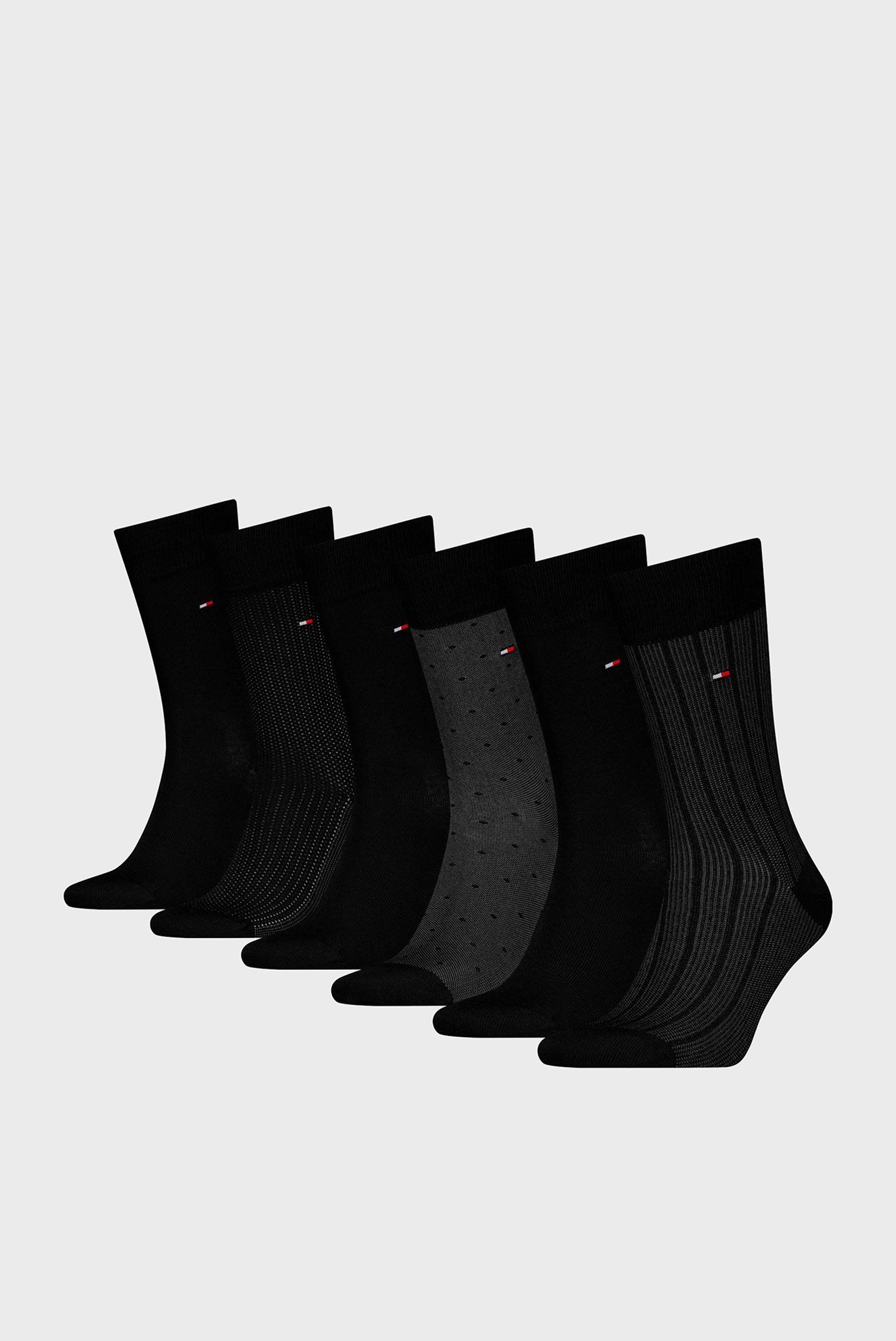Мужские черные носки (6 пар) TH MEN SOCK 6P TIN GIFTBOX BIRDSEYE Черный 39-42 Tommy Hilfiger 701229781 Мужские черные носки (6 пар) TH MEN SOCK 6P TIN GIFTBOX BIRDSEYE Черный 39-42 Tommy Hilfiger 701229781