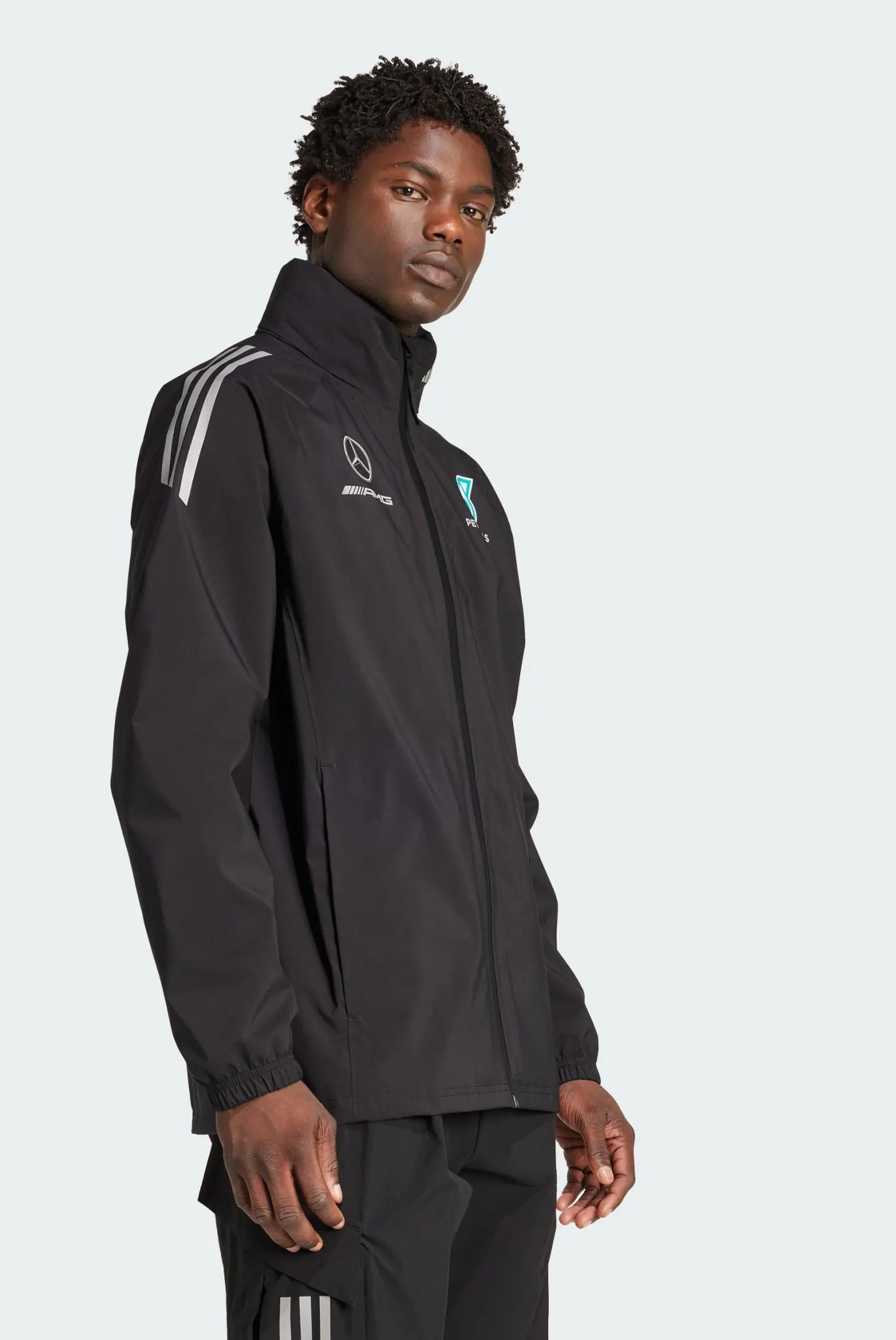 Мужская черная куртка Mercedes - AMG Petronas Formula One Team