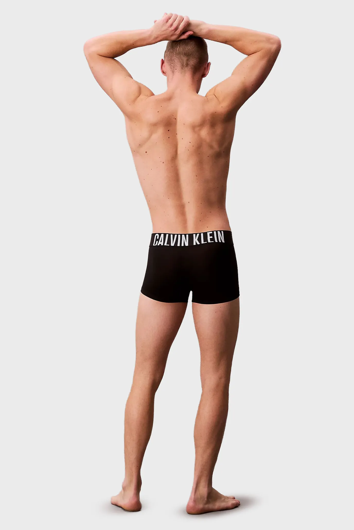 Мужские черные боксеры (3 шт) LOW RISE TRUNK 4