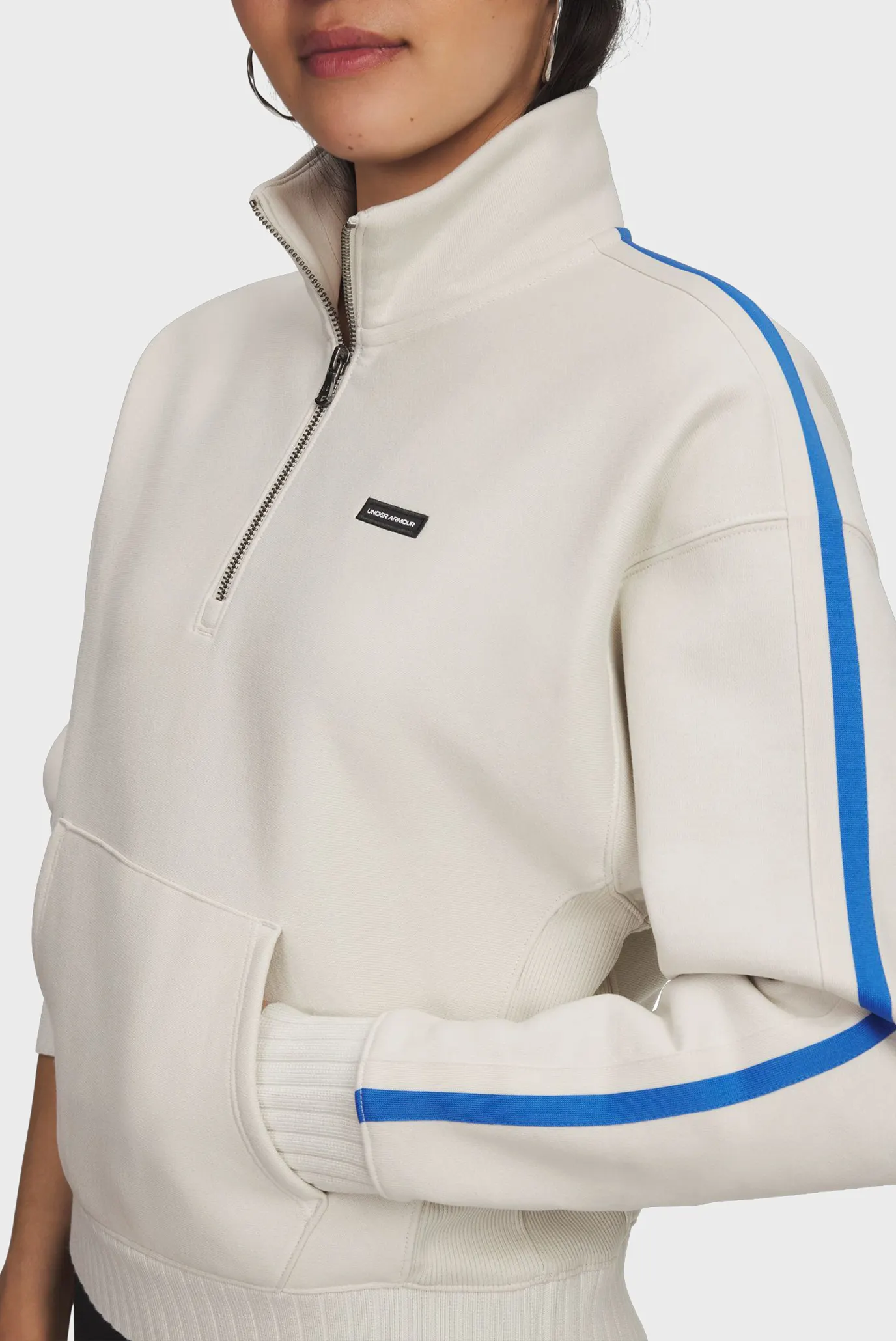 Женская белая спортивная кофта Icon HWT Fleece HZ 3