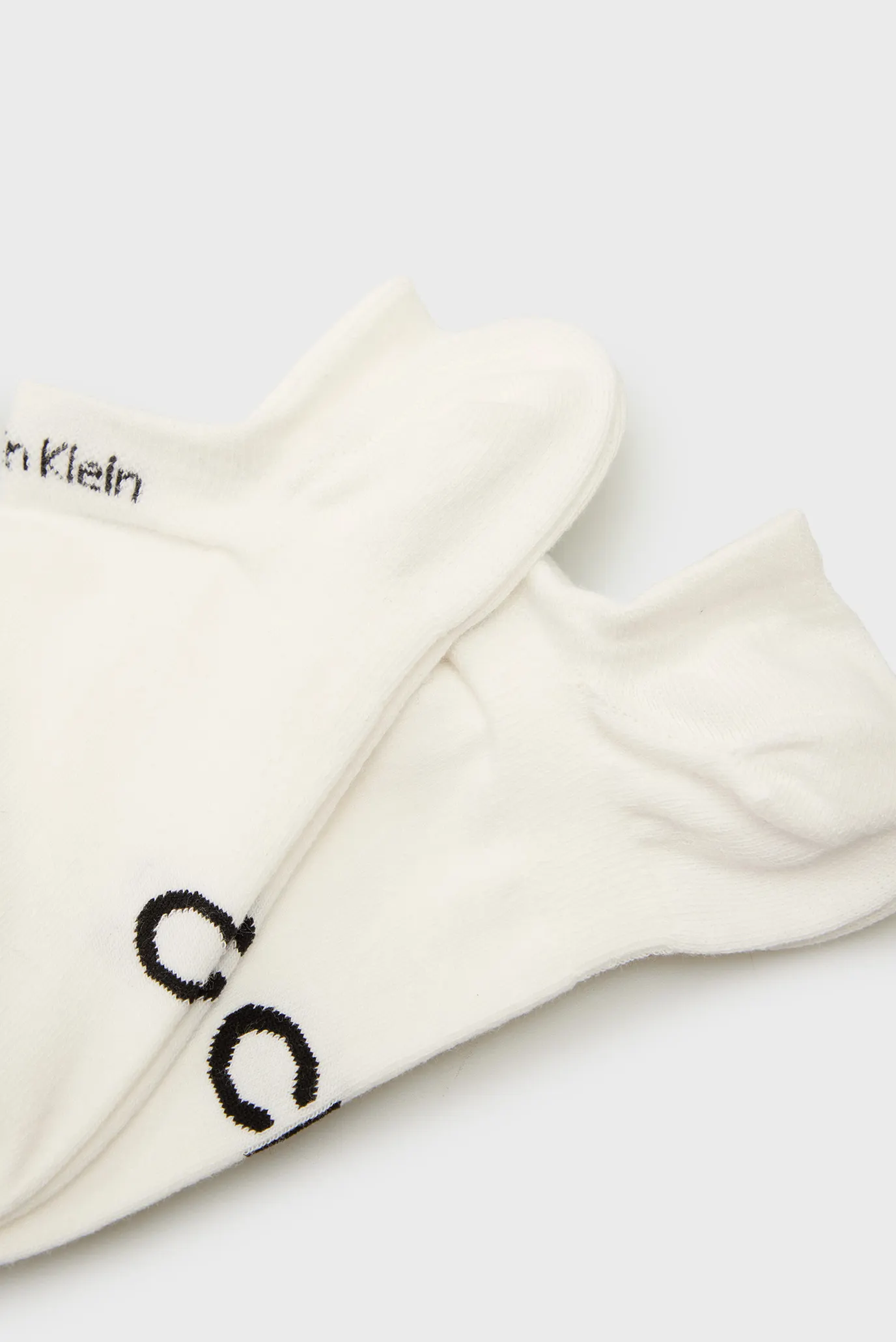 Жіночі білі шкарпетки (2 пари) CK WOMEN SNEAKER 2P GRIPPER 3