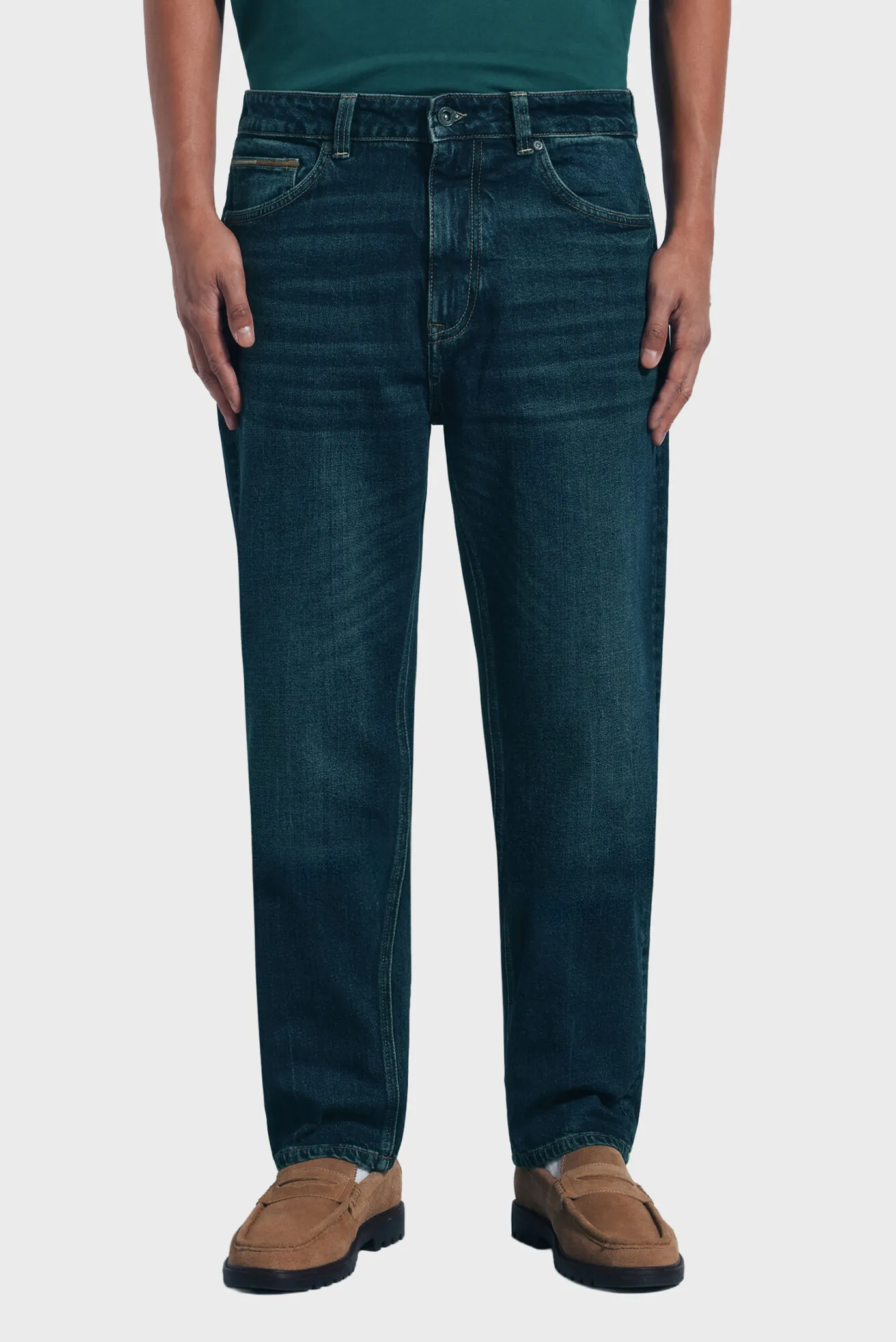 Мужские темно-синие джинсы regular fit 1