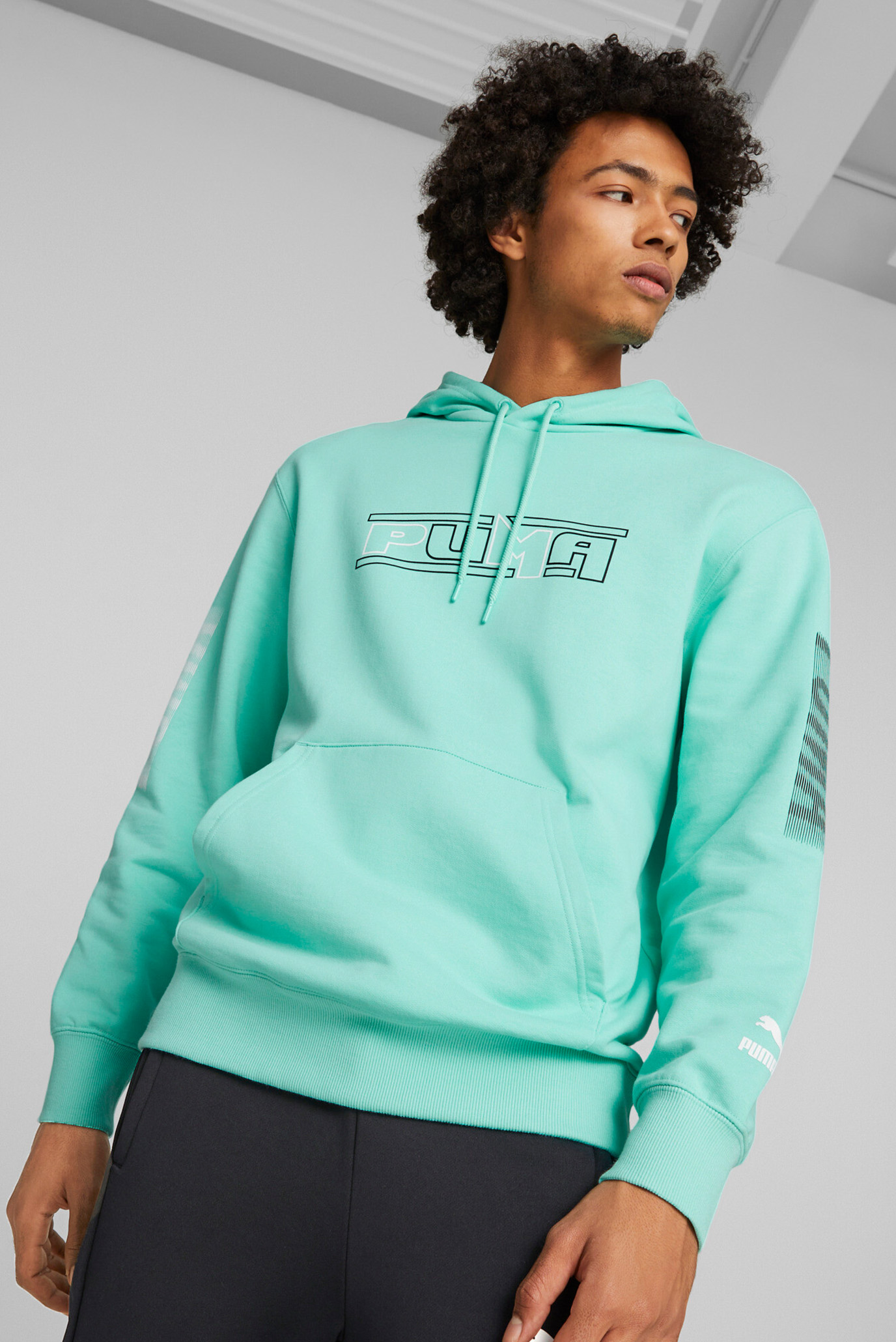 Мужское мятное худи SWxP Graphic Hoodie Men 1