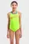 Детский салатовый купальник LOGO SWIMSUIT SWIM PRO
