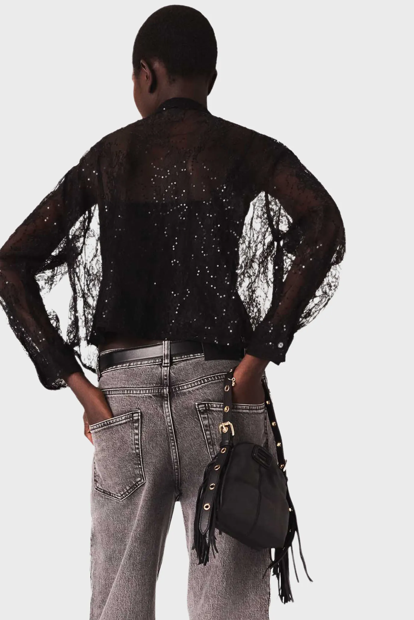 Жіноча чорна блуза 4