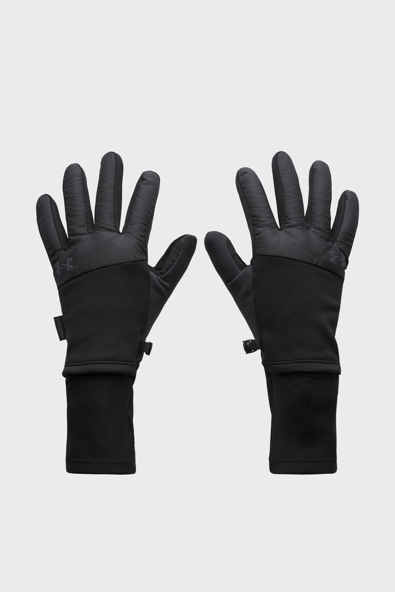 Мужские черные перчатки Ms Storm Fleece Run Gloves Черный XXL Under Armour 6000394-001 Мужские черные перчатки Ms Storm Fleece Run Gloves Черный XXL Under Armour 6000394-001