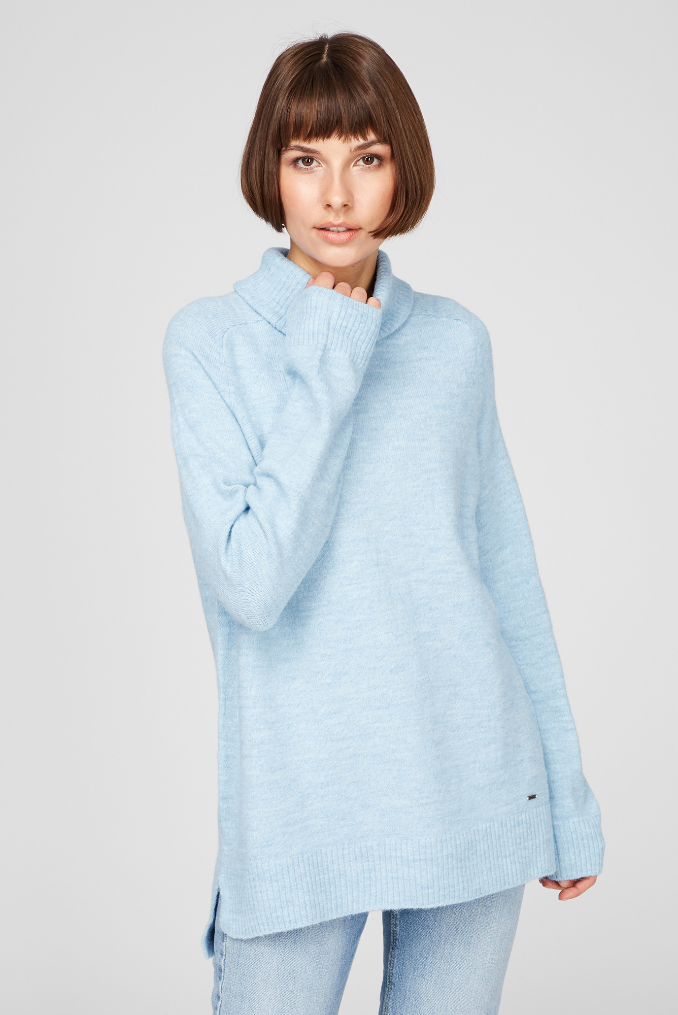 Женский голубой свитер KIM 1