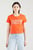Жіноча помаранчева футболка