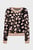 Жіночий чорний светр із візерунком