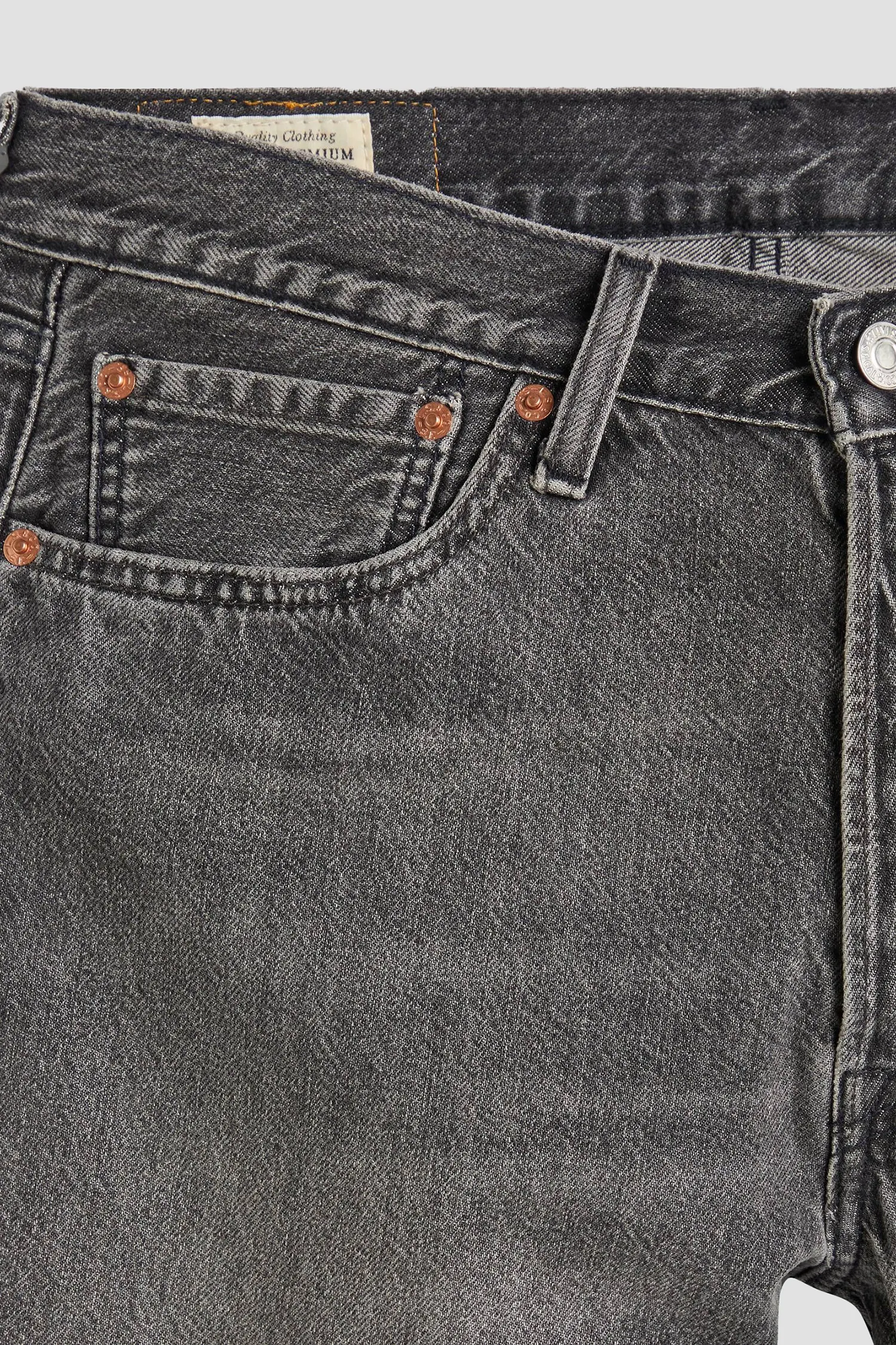 Мужские серые джинсовые шорты  501® 6