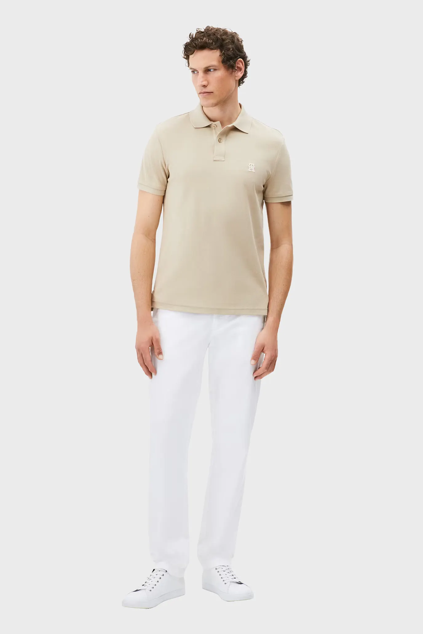 Чоловіче бежеве поло IMD REG 2