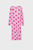 Женское розовое платье с узором