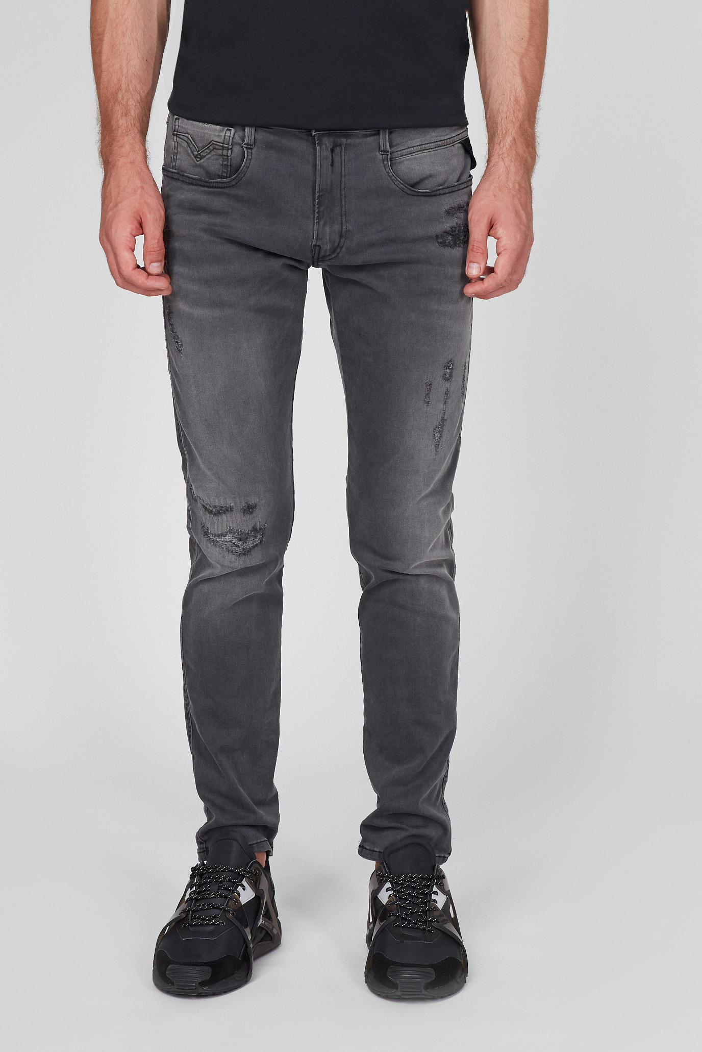 Мужские серые джинсы ANBASS 1