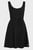 Женское черное платье TIE WAISTED DAY DRESS