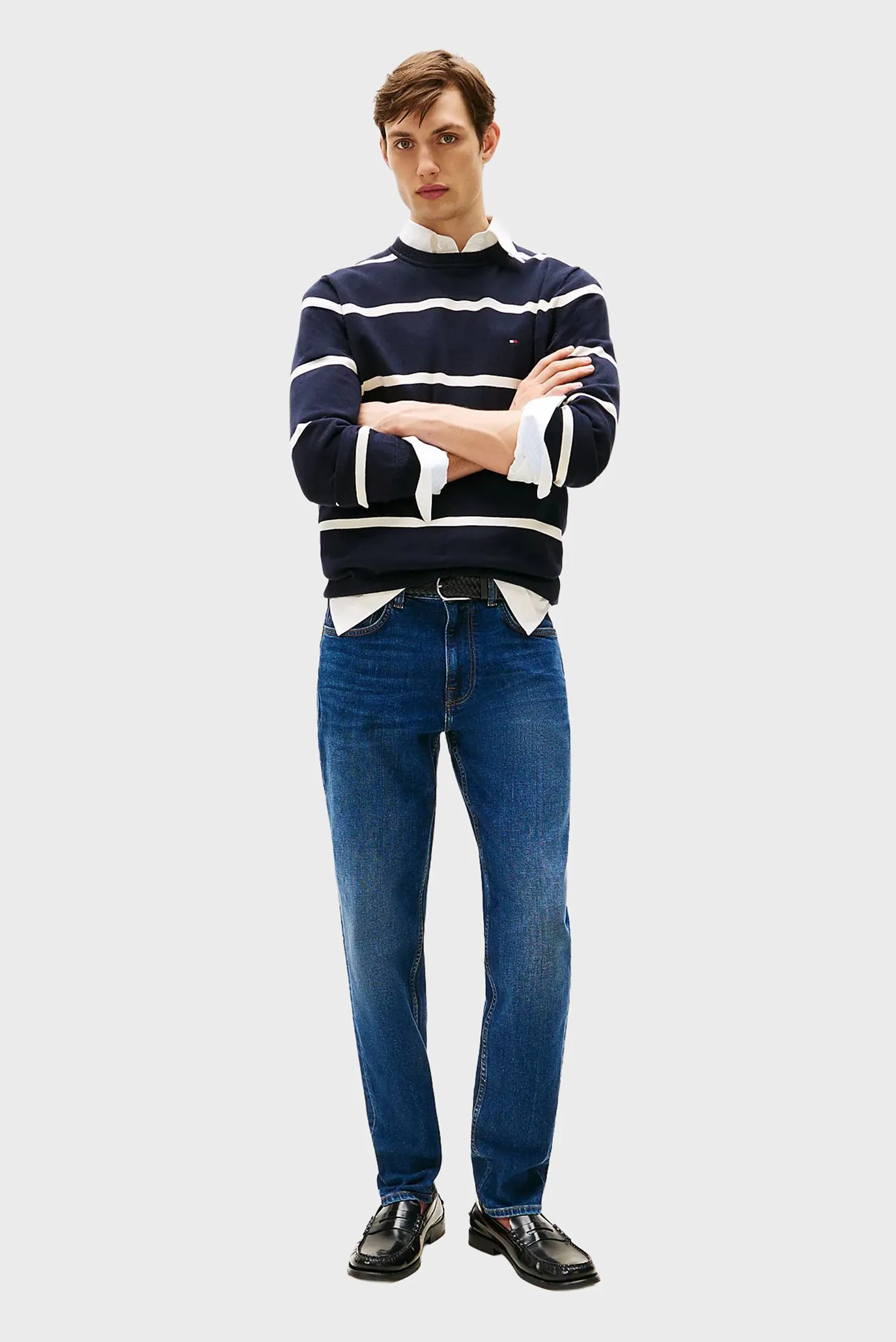 Чоловічі темно-сині джинси Harlem Relaxed Tapered Leg 2