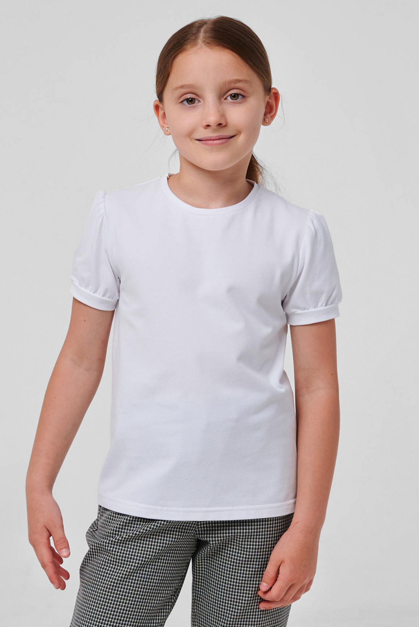 Детская белая футболка 1