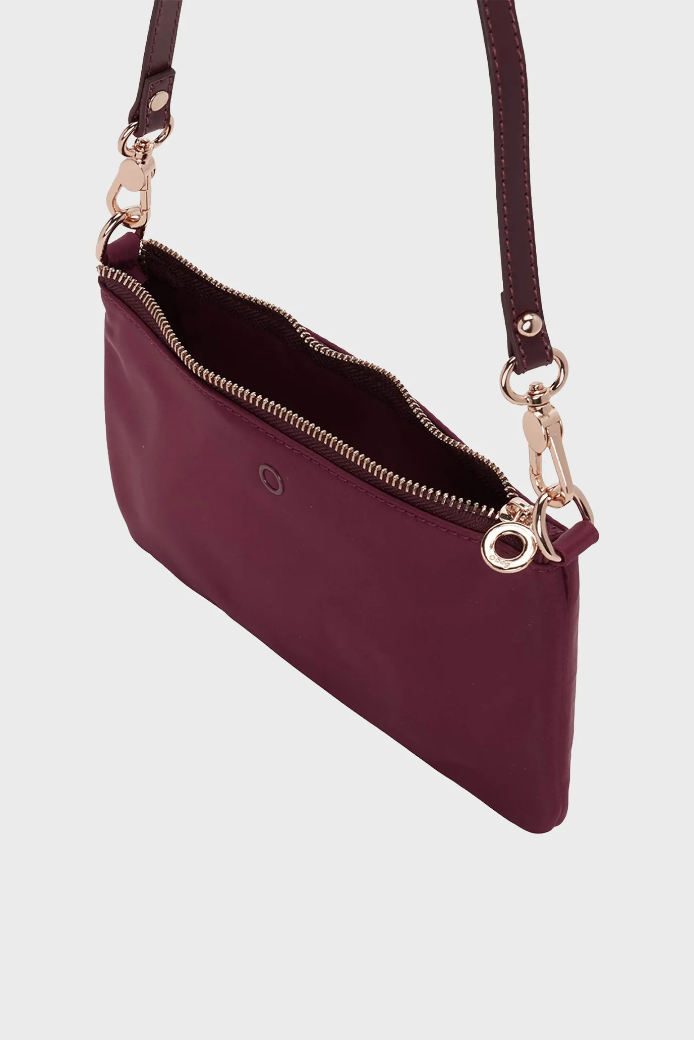 Женский бордовый клатч Papillon 3