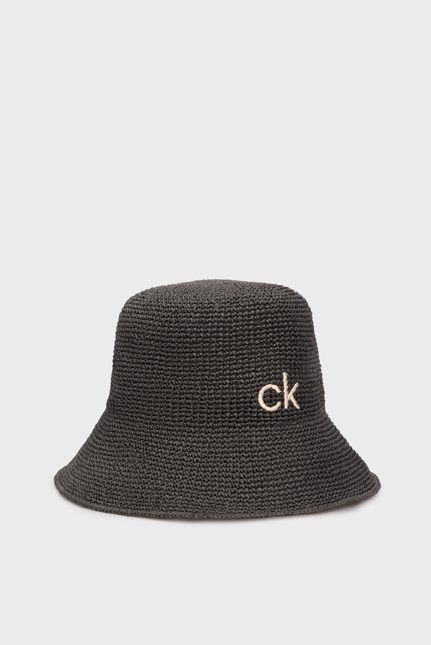 Женская черная панама WIDE BRIM STRAW BUCKET HAT Черный ONESIZE Calvin Klein K60K612914 Женская черная панама WIDE BRIM STRAW BUCKET HAT Черный ONESIZE Calvin Klein K60K612914