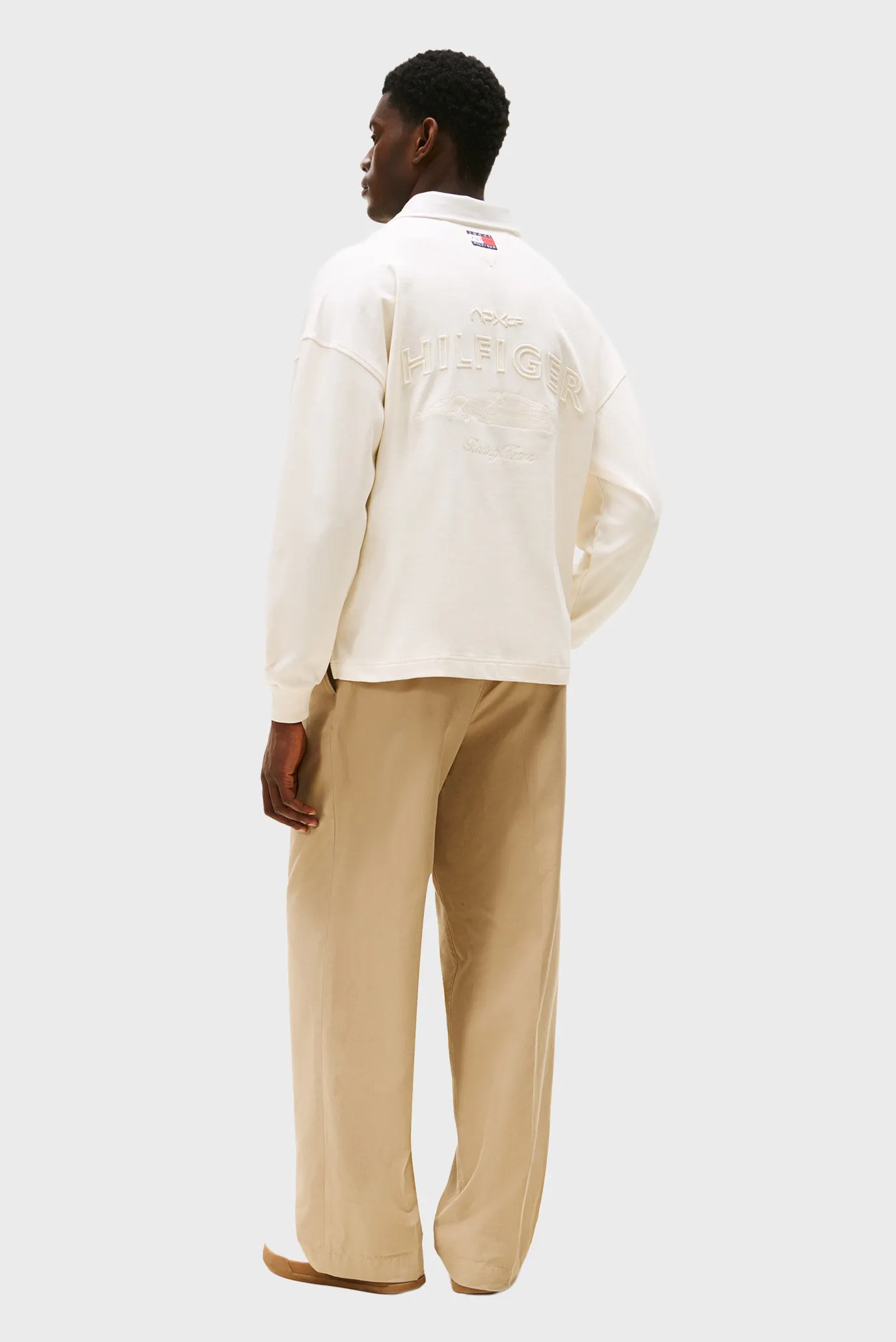 Чоловіче біле поло Tommy Hilfiger x F1 MOVIE 3