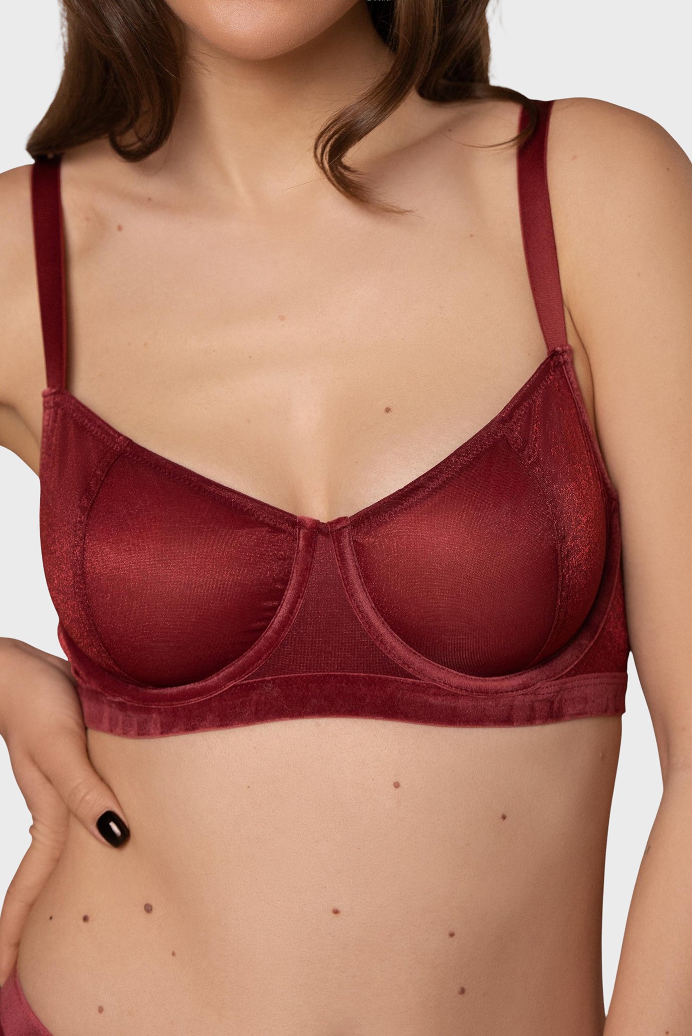 Женский бордовый бюстгальтер Бордовый 80B brabrabra SLZ27301305 Женский бордовый бюстгальтер Бордовый 80B brabrabra SLZ27301305