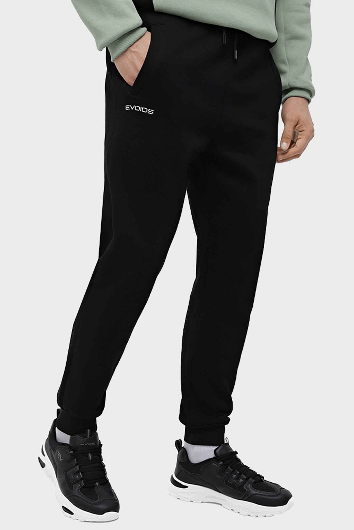 Чоловічі чорні спортивні штани Arriba 1