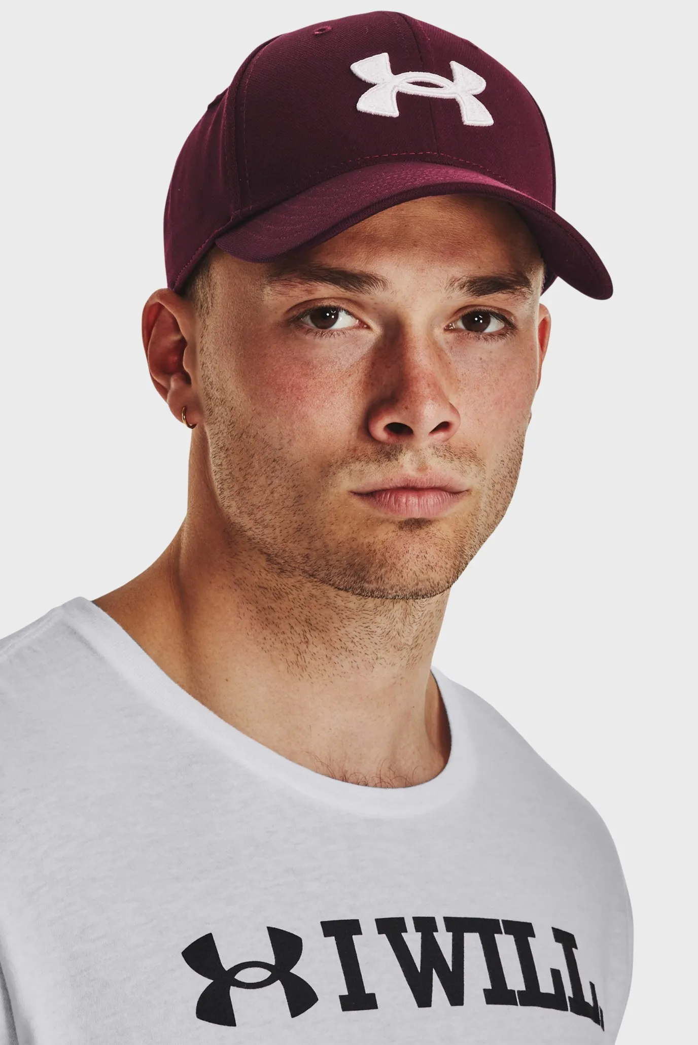 Чоловіча бордова кепка Men's UA Blitzing 2