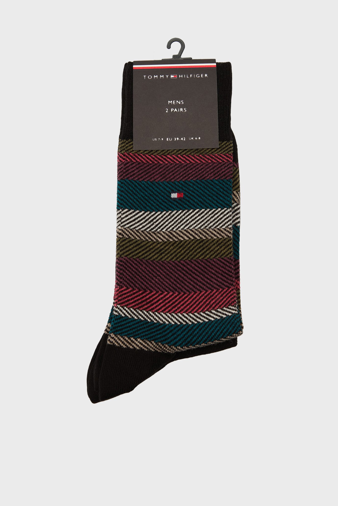 Мужские носки (2 пары) TH MEN SOCK 2P HERRINGBONE STRIPE 1