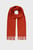Мужской рыжий шерстяной шарф