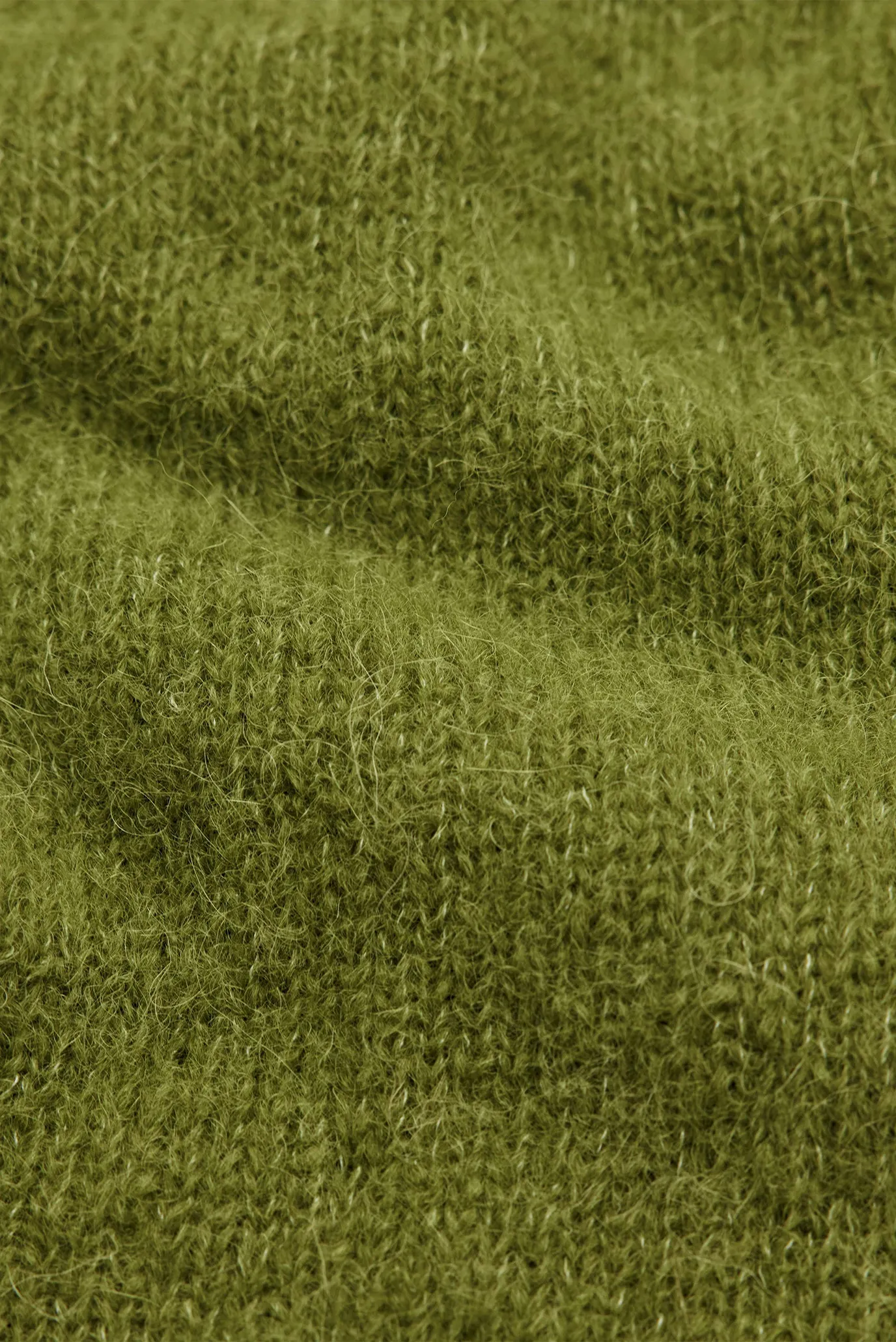 Женский зеленый шерстяной джемпер FIDA 7