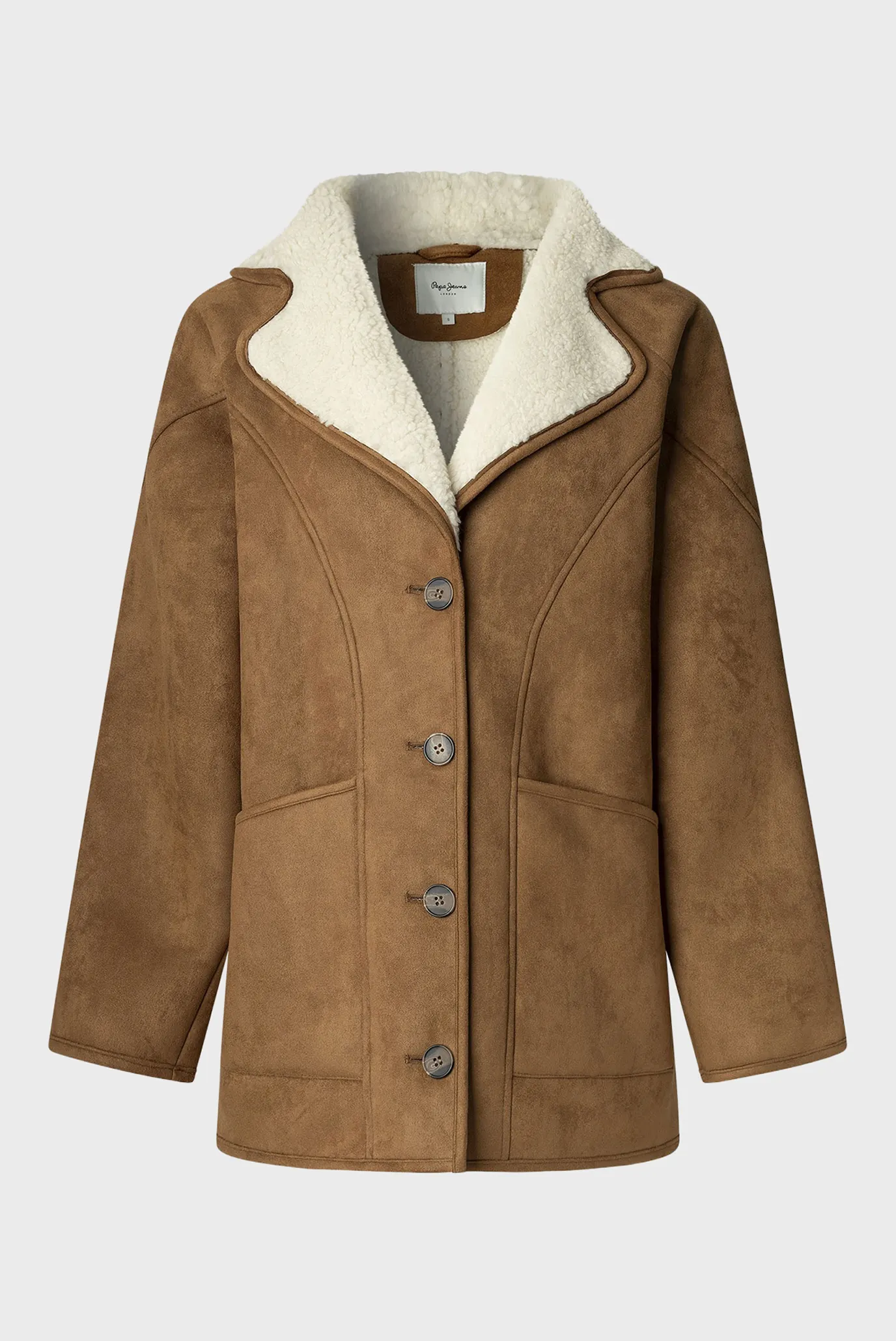 Жіноча коричнева дублянка TERESA 2