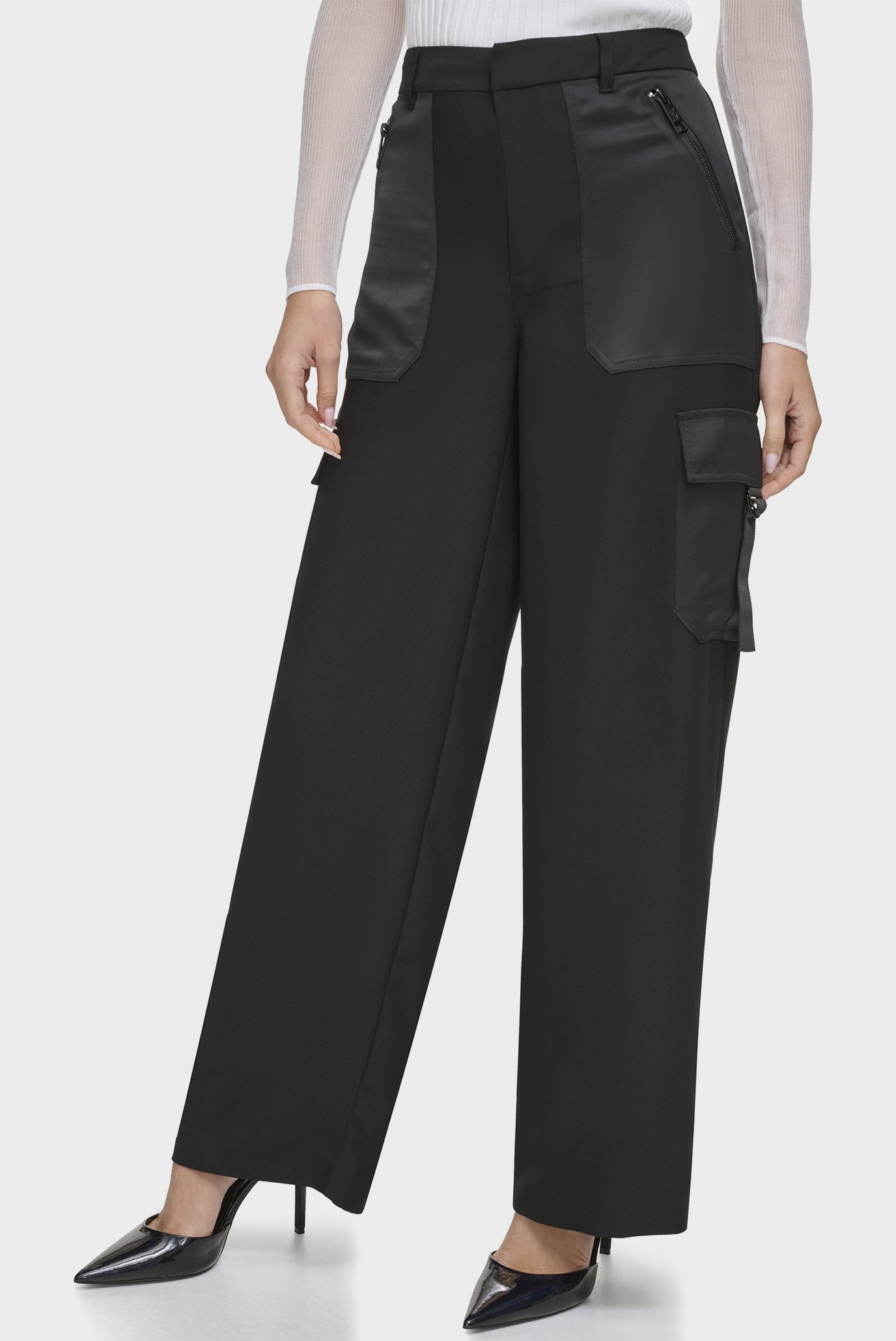 Женские черные карго Черный 6 DKNY P3JKNV51 Женские черные карго Черный 6 DKNY P3JKNV51