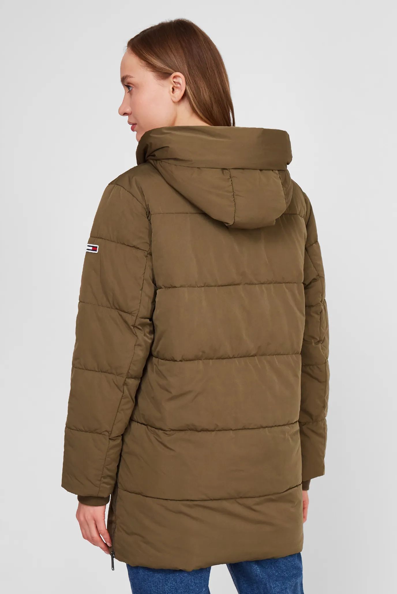 Женская зеленая куртка Tommy Jeans DW0DW09142 — MD-Fashion