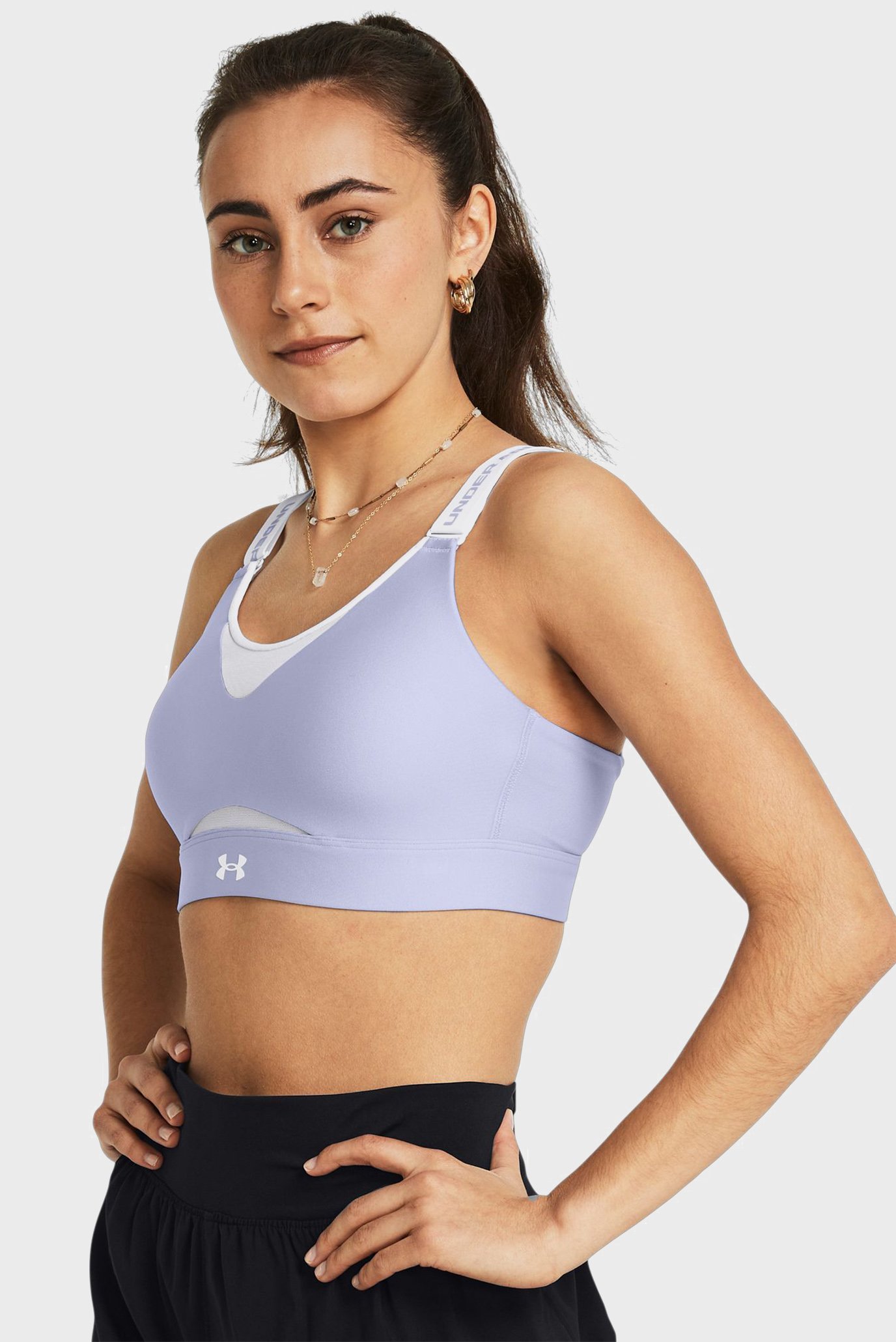 Женский сиреневый топ UA Infinity High 2.0 Bra Сиреневый XL (D-DD) Under Armour 1384112-539 Женский сиреневый топ UA Infinity High 2.0 Bra Сиреневый XL (D-DD) Under Armour 1384112-539