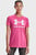 Женская розовая футболка UA SPORTSTYLE LOGO SS
