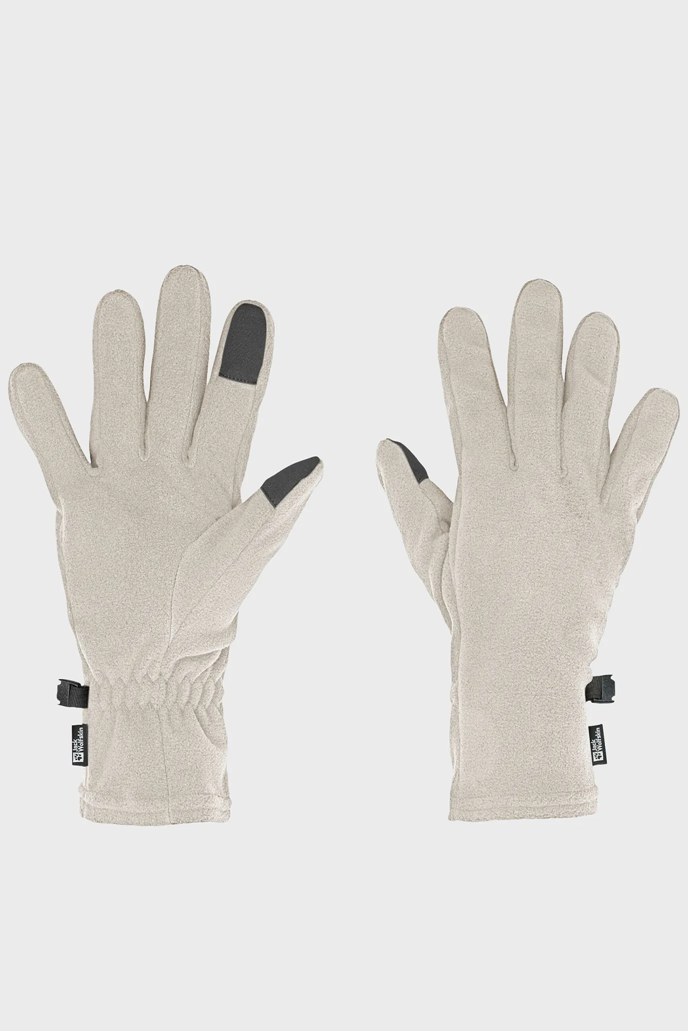 Светло-серые перчатки 1