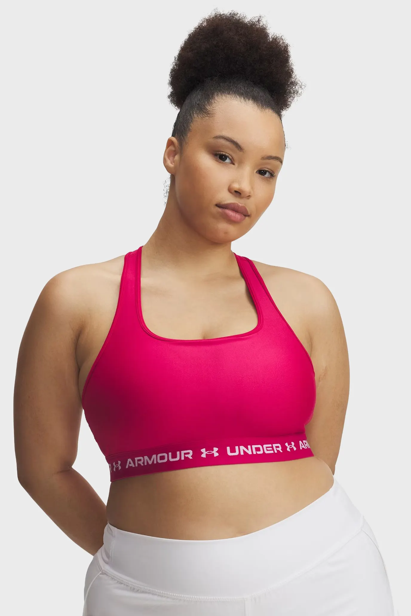 Женский малиновый топ Crossback Mid Bra 3