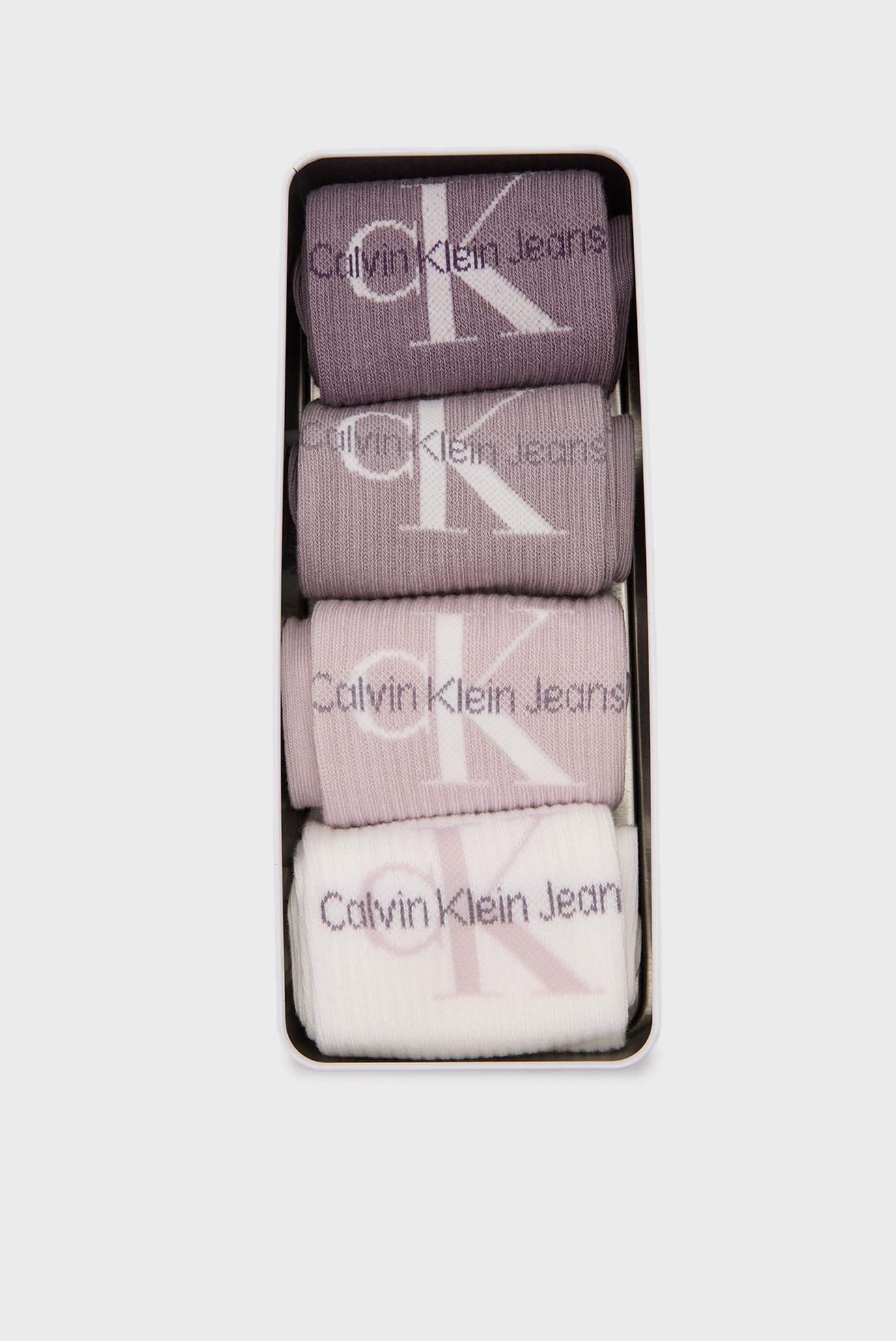 Жіночі шкарпетки (4 пари) CKJ WOMEN SOCK 4P GIFTBOX LOGO 1