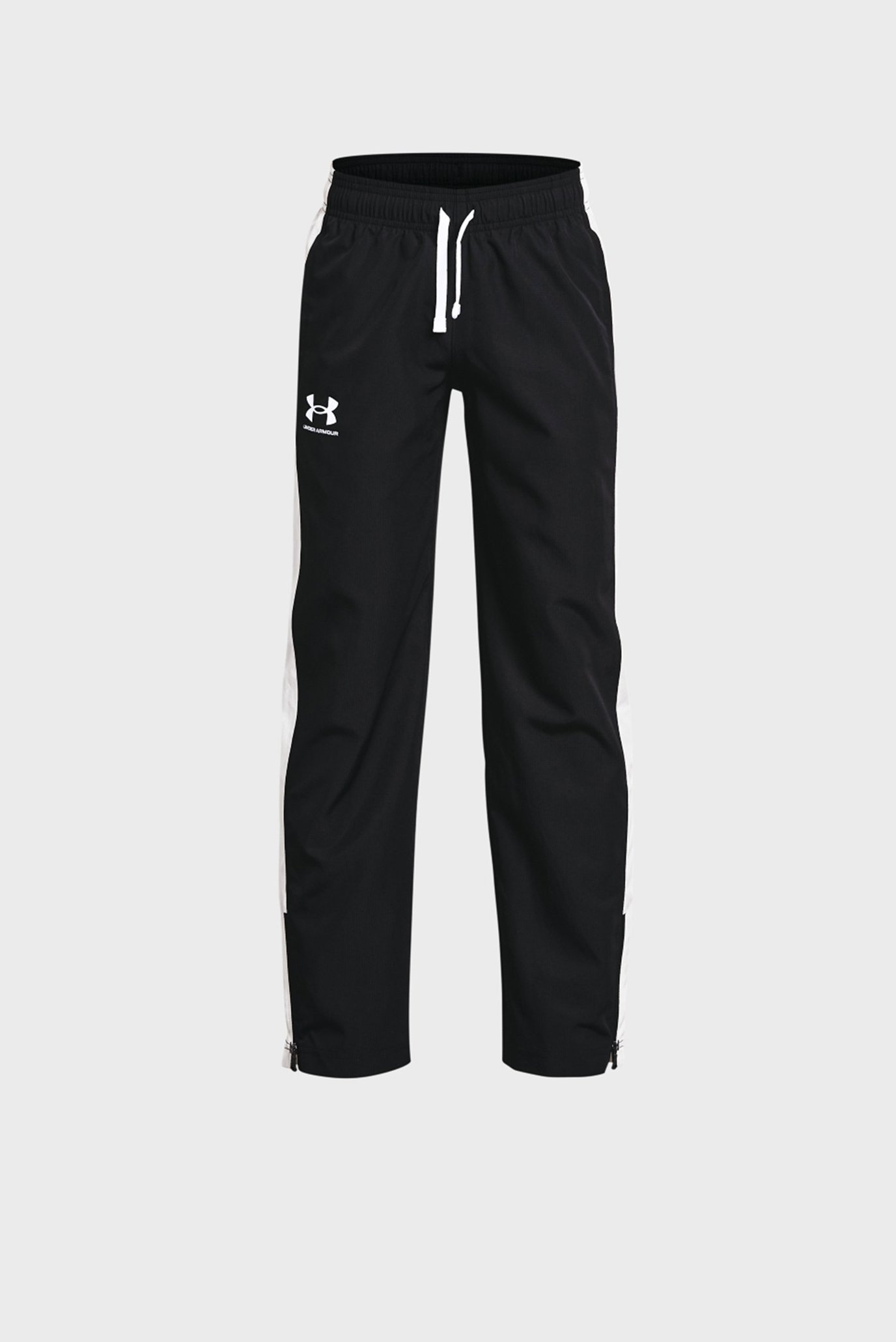 Детские черные спортивные брюки UA Woven Track Pants 1