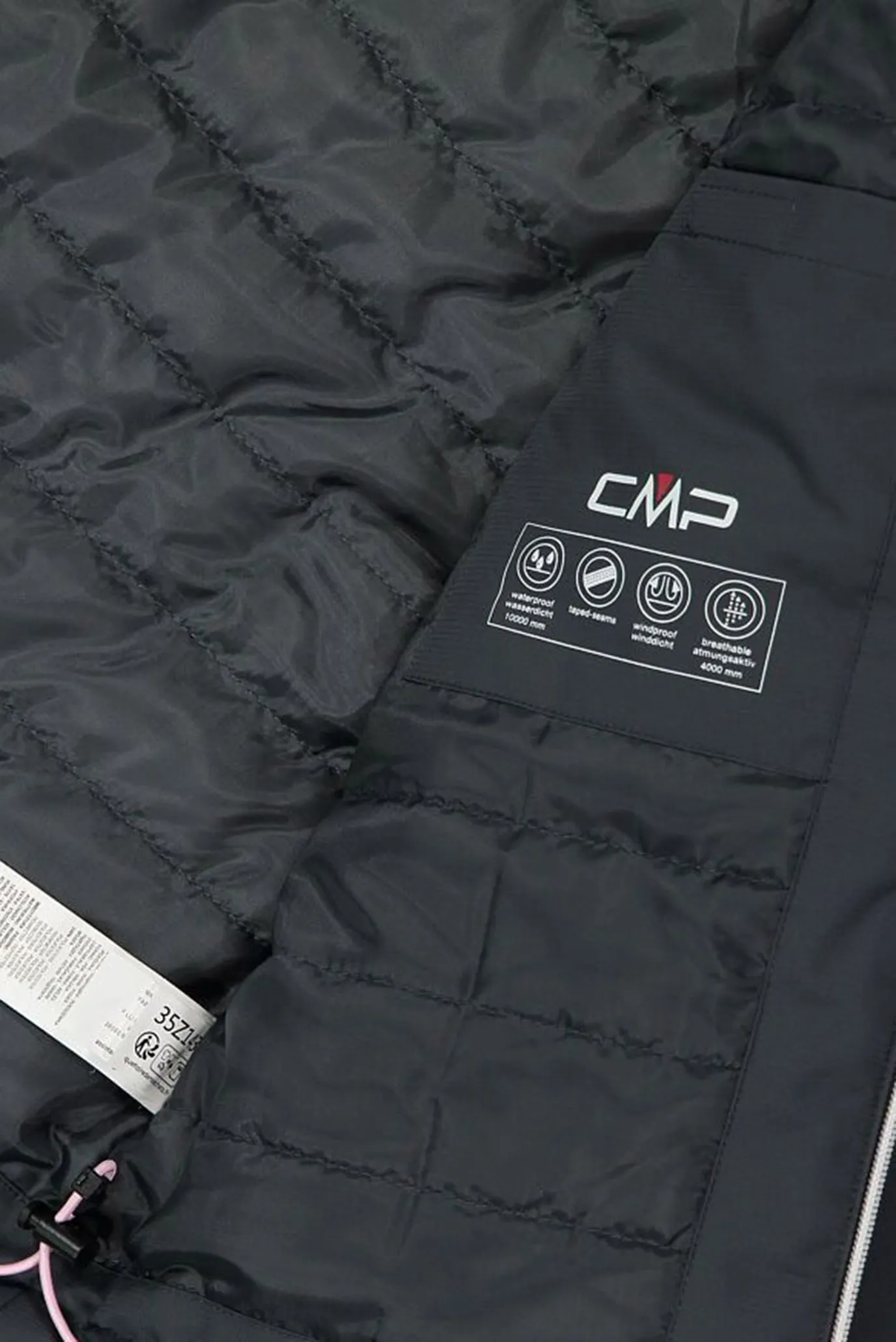 Детская черная куртка FIX HOOD FEEL WARM 6