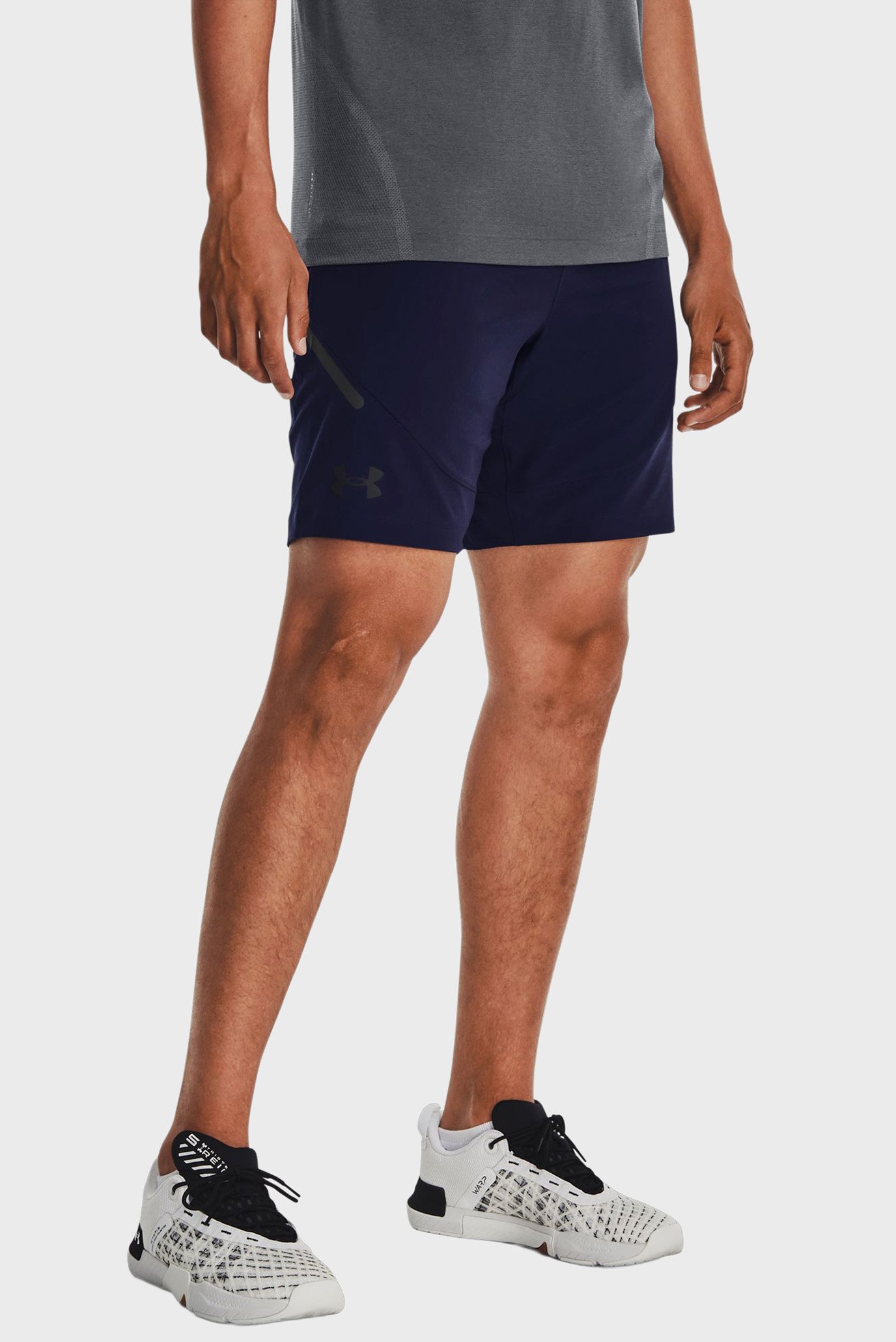 Мужские темно-синие шорты UA Unstoppable Shorts Синий S Under Armour 1370378-410