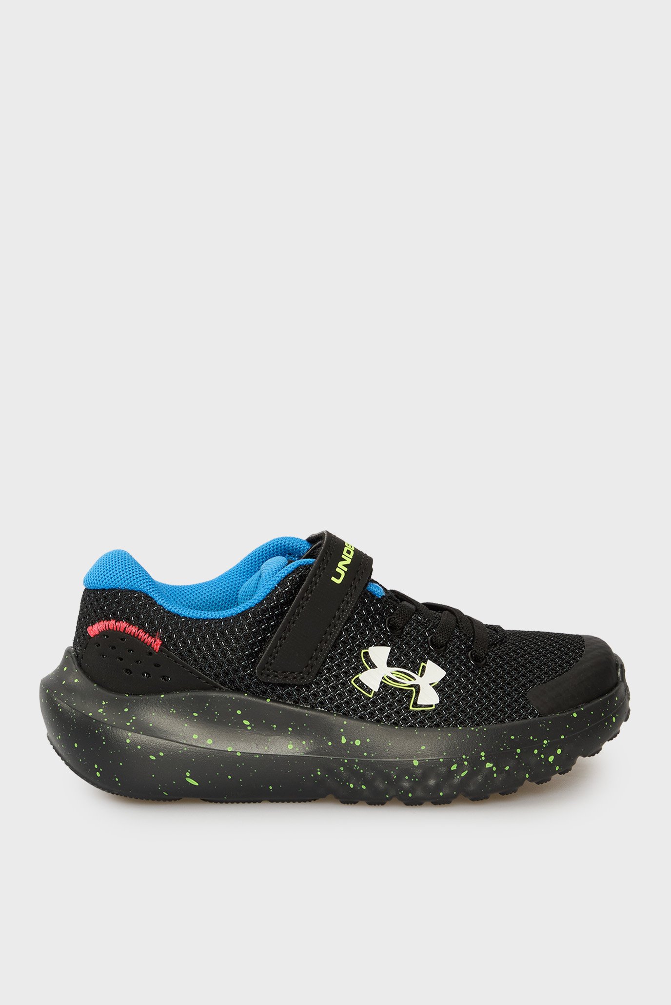 Детские черные кроссовки UA BPS Surge 4 AC Черный 10.5K Under Armour 3027104-006 Детские черные кроссовки UA BPS Surge 4 AC Черный 10.5K Under Armour 3027104-006